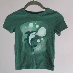 Boys Cat & Jack Green T-Shirt – Size 4T